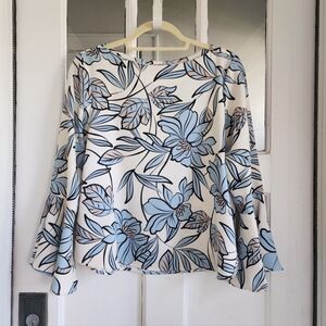 Karen Kane Floral Print Blouse